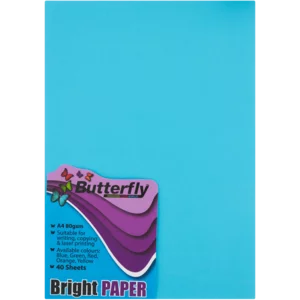 Butterfly Bright A4 Paper 40 Pack Butterfly Bright A4 Paper 40 Pack
