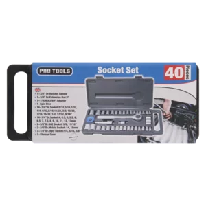 Pro Tools Socket Set 40 Pieces Pro Tools Socket Set 40 Pieces