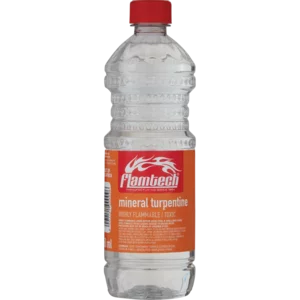 Flamtech Mineral Turpentine Bottle 750ml Flamtech Mineral Turpentine Bottle 750ml