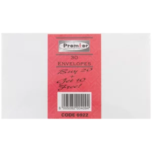 Premier Assorted Envelopes 30 Pack