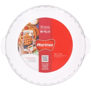 Marinex Fluted Glass Pie Dish 1.6L