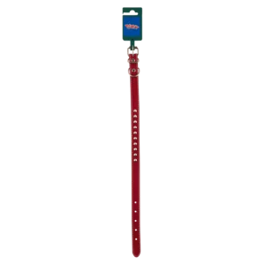 Petshop Medium Red Studded Dog Collar Petshop Medium Red Studded Dog Collar
