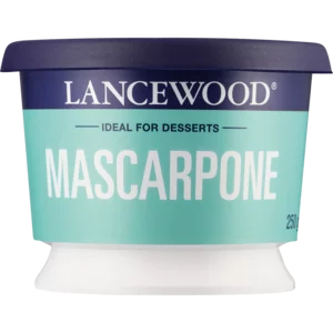 Lancewood Mascarpone Soft Cheese 250g Lancewood Mascarpone Soft Cheese 250g