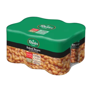 Rhodes Baked Beans In Tomato Sauce 6x410g