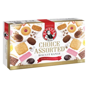 Bakers Choice Assorted Range Biscuits 1kg Bakers Choice Assorted Range Biscuits 1kg
