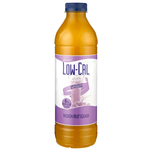 Brookes Low-Cal Passion Fruit Flavoured Concentrated Squash 1L