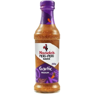 Nando's Medium Garlic Peri-Peri Sauce 125ml Nando's Medium Garlic Peri-Peri Sauce 125ml