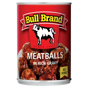 Bull Brand Meatballs In Rich Gravy Can 400g