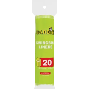 Garbie Swing Bin Liners 20 Pack