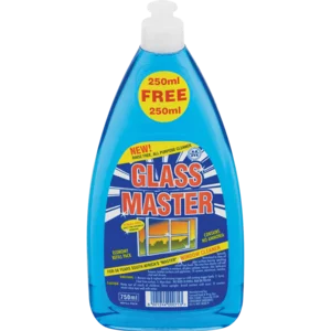 Glass Master Window Cleaner Refill Bottle 750ml