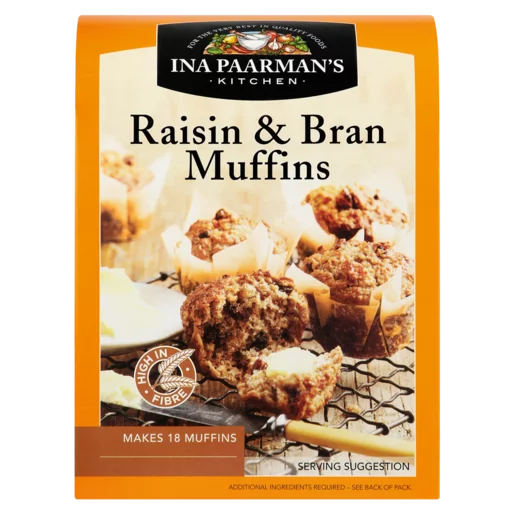 Ina Paarman's Raisin & Bran Muffins Mix 700g Ina Paarman's Raisin & Bran Muffins Mix 700g
