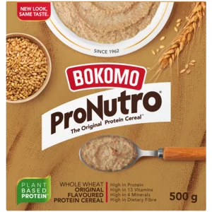 Bokomo ProNutro Whole Wheat Original Flavoured Protein Cereal 500g