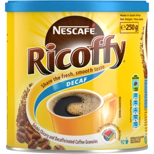 Nescafé Ricoffy Decaf Instant Coffee 250g Nescafé Ricoffy Decaf Instant Coffee 250g