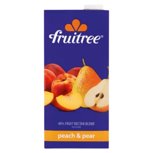 Fruitree Peach & Pear Fruit Nectar Blend 1L Fruitree Peach & Pear Fruit Nectar Blend 1L