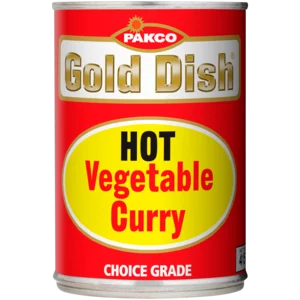 Pakco Gold Dish Hot Vegetable Curry Can 415g Pakco Gold Dish Hot Vegetable Curry Can 415g