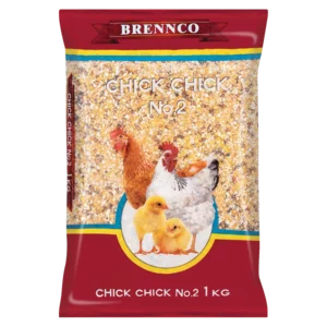 Brennco Chick Chick No. 2 Poultry Food 1kg Brennco Chick Chick No. 2 Poultry Food 1kg