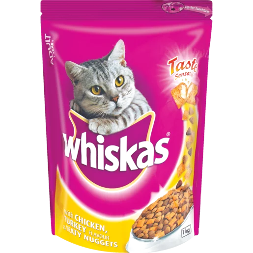 Whiskas Chicken & Turkey Meaty Nuggets 1kg Whiskas Chicken & Turkey Meaty Nuggets 1kg