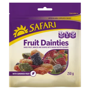 Safari Dried Fruit Dainties 250g Safari Dried Fruit Dainties 250g