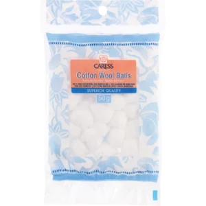 Caress Cotton Wool Balls 50g Caress Cotton Wool Balls 50g