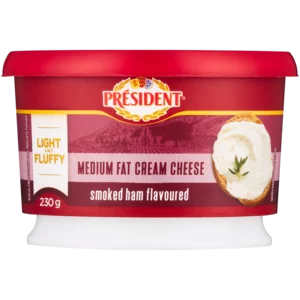 Président Smoked Ham Flavoured Cream Cheese 230g