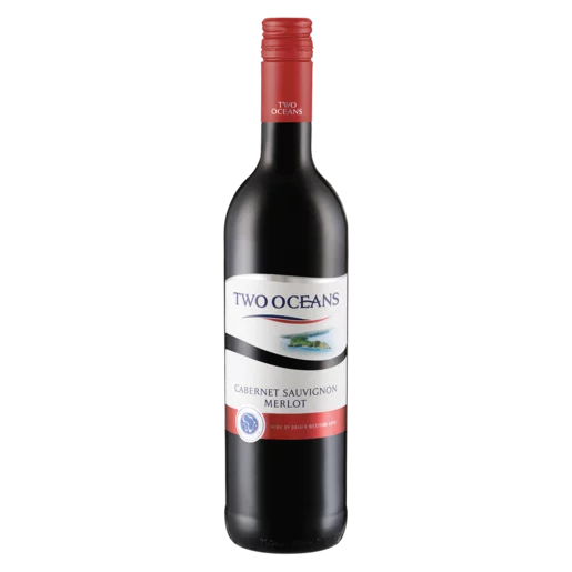 Two Oceans Cabernet Sauvignon Merlot Red Wine Bottle 750ml Two Oceans Cabernet Sauvignon Merlot Red Wine Bottle 750ml