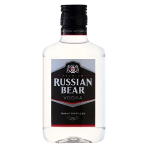 Russian Bear Triple Distilled Vodka Bottle 200ml