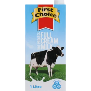 First Choice UHT Full Cream Milk 1L First Choice UHT Full Cream Milk 1L