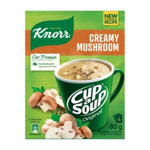 Knorr Cup-A-Soup Instant Creamy Mushroom Soup 4 Pack