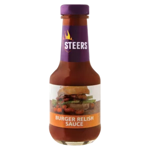 Steers Burger Relish Sauce 375ml Steers Burger Relish Sauce 375ml