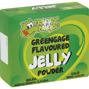 Happy Hippo Greengage Flavoured Jelly Powder 80g Happy Hippo Greengage Flavoured Jelly Powder 80g