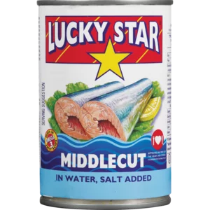 Lucky Star Middlecut In Brine 425g Lucky Star Middlecut In Brine 425g