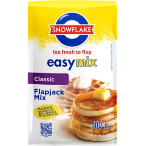 Snowflake Easymix Classic Flapjack Mix 500g Snowflake Easymix Classic Flapjack Mix 500g