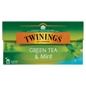 Twinings Green Tea & Mint Teabags 25 Pack