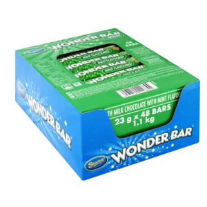 Beacon Wonder Bar Mint Flavoured Milk Chocolate Bars 48x23g Beacon Wonder Bar Mint Flavoured Milk Chocolate Bars 48x23g
