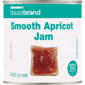 Checkers Housebrand Smooth Apricot Jam 900g Checkers Housebrand Smooth Apricot Jam 900g