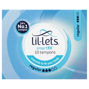 Lil-Lets Smartfit Regular Tampons 10 Pack Lil-Lets Smartfit Regular Tampons 10 Pack