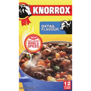 Knorrox Oxtail Flavoured Stock Cubes 12x2.5g Knorrox Oxtail Flavoured Stock Cubes 12x2.5g