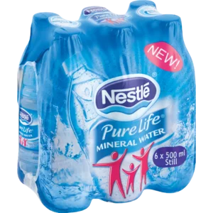 Nestlé Pure Life Still Water Bottles 6x500ml Nestlé Pure Life Still Water Bottles 6x500ml