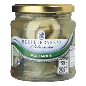 Mediterranean Delicacies Herring Rollmops 250g Mediterranean Delicacies Herring Rollmops 250g