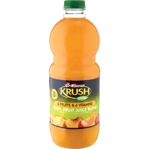 Clover Krush 100% Blended 6 Fruit & 6 Vitamin Fruit Juice 1.5L