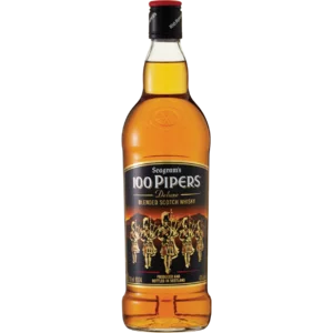 100 Pipers Whisky Bottle 750ml