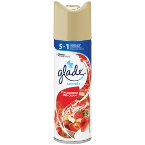 Glade Secrets Strawberries & Cream Aerosol Air Freshener 180ml