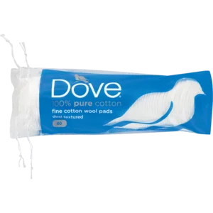 Dove Pure Cotton Wool Pads Dual Textured 80g