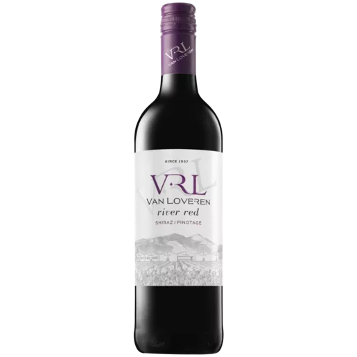 Van Loveren River Red Shiraz Pinotage Red Wine Bottle 750ml Van Loveren River Red Shiraz Pinotage Red Wine Bottle 750ml