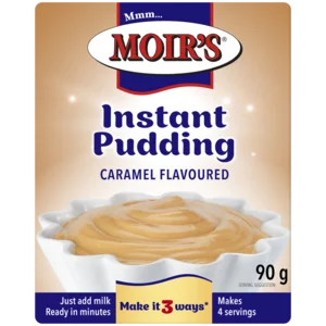 Moir's Caramel Flavoured Instant Pudding 90g Moir's Caramel Flavoured Instant Pudding 90g