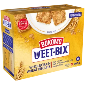 Bokomo Weet-Bix Wholegrain Wheat Biscuits 900g Bokomo Weet-Bix Wholegrain Wheat Biscuits 900g
