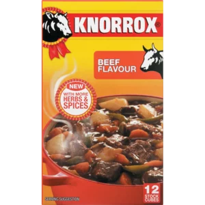 Knorrox Beef Flavoured Stock Cubes 12x2.5g Knorrox Beef Flavoured Stock Cubes 12x2.5g