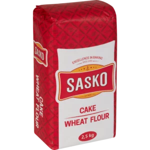Sasko Cake Wheat Flour Bag 2.5kg Sasko Cake Wheat Flour Bag 2.5kg