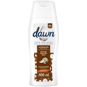 Dawn Cocoa Butter & Coconut Oil Nourishing Body Lotion 400ml Dawn Cocoa Butter & Coconut Oil Nourishing Body Lotion 400ml