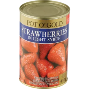 Pot O' Gold Strawberries In Light Syrup 410g Pot O' Gold Strawberries In Light Syrup 410g
